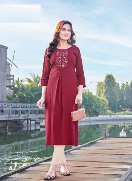 Keeloo Morni By Koodee Nayra Cut Long Kurti Catalog Catalog